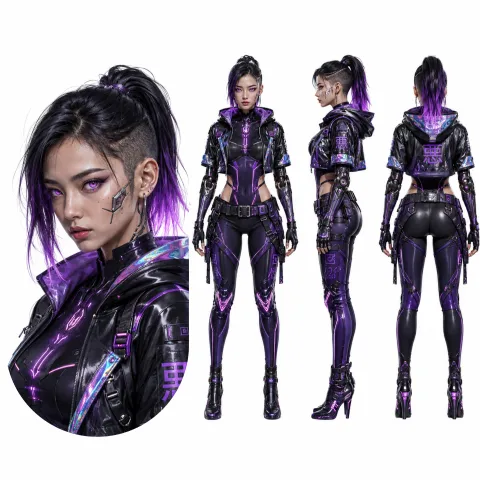 Conceito de personagem com IA