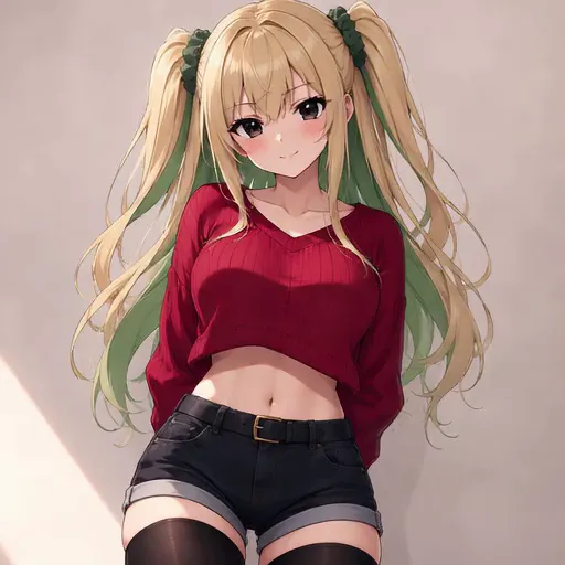Anime Girl Walking In