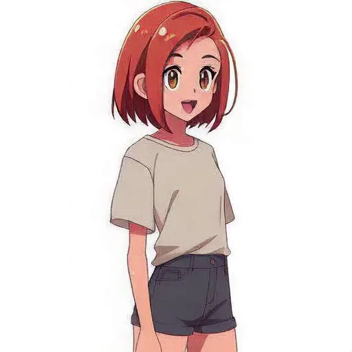 Girl Booty Shorts Dancing